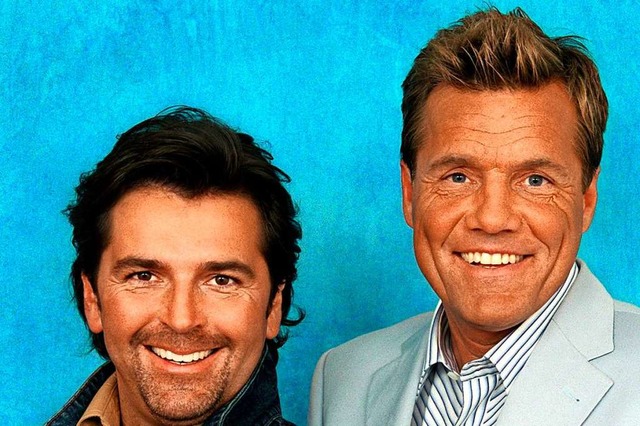 Deutsches Ohrwurmwunder: Thomas Anders...Bohlen von Modern Talking im Mai 2002.  | Foto: Heinz Unger