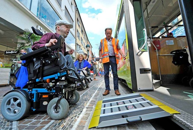 Mobilit ist nur eins der Themen, die ...ehinderungen wichtig ist (Archivbild).  | Foto: Michael Bamberger