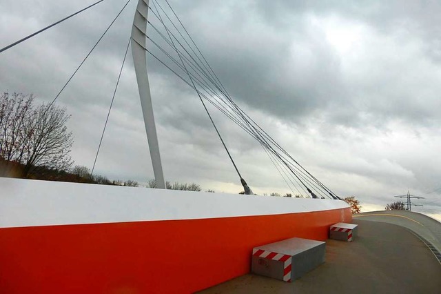 An der Ortenau-Brcke stehen noch eini...en demnchst wie vorgesehen eingebaut.  | Foto: Stadt Lahr