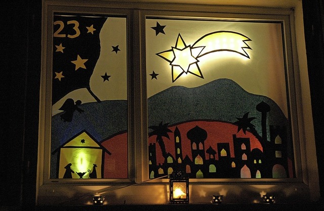 Am 23. Dezember ffnet sich das letzte Adventsfenster.   | Foto: privat