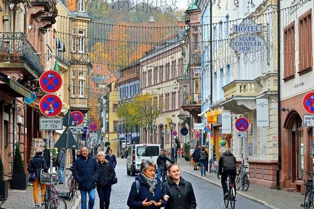 Anlieger beobachten Vernderungen in der Freiburger Gerberau mit Sorge