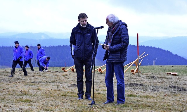 Literatur auf 1200 Metern: Bei den Tod...auf dem Todtnauer Hausberg Radschert.   | Foto: Annette Mahro