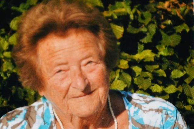 Gertrud Künzel feiert ihren 100. Geburtstag in Zell