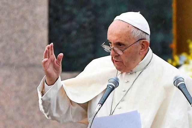 Papst Franziskus fordert in Nagasaki Welt ohne Atomwaffen