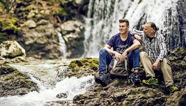 Tim und Andreas Seltmann verbrachten einen Monat gemeinsam in Neuseeland.   | Foto: Sorriso Verlag