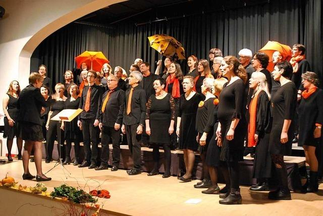 Chor Soulfood trotzt dem Herbstblues beim Konzert in der Alten Halle