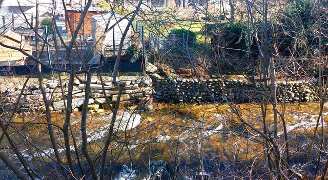 Diese von Hochwasserabflssen beschdi...bschnitt  der Brugga werden beseitigt.  | Foto: Gemeindebauamt