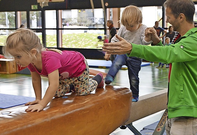 Manche bung klappt schon fast von ganz allein.   | Foto: Horatio Gollin