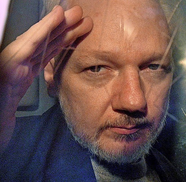 Assange Anfang Mai  | Foto: DANIEL LEAL-OLIVAS (AFP)