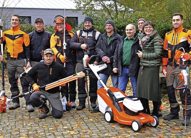 Aktion der Firma Stihl im SOS-Kinderdorf in Sulzburg.  | Foto: SOS Kinderdorf