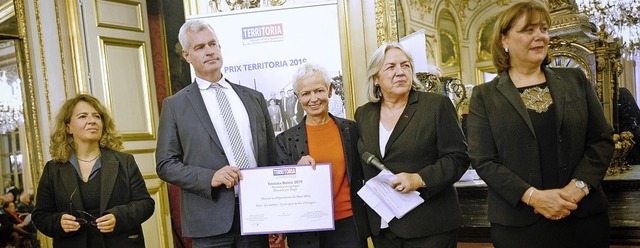 Breisachs Brgermeister Oliver Rein un...umen des franzsischen Senats in Paris  | Foto: privat