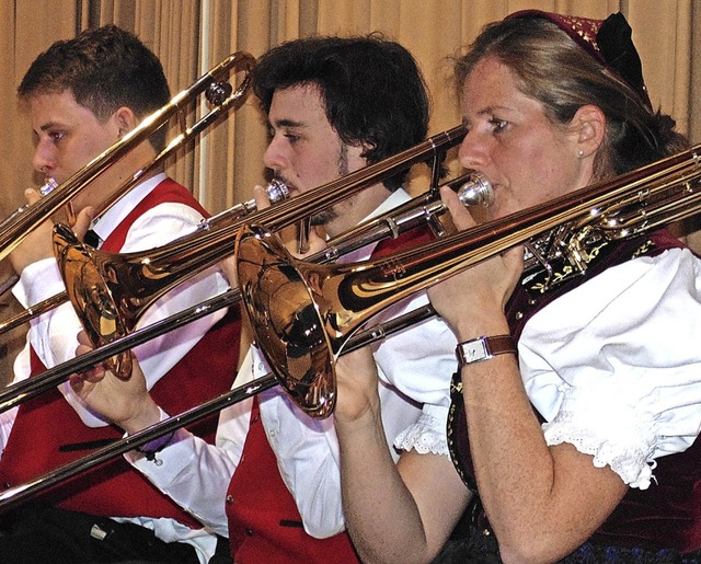 Die Trachtenkapelle Altenschwand erff... Rickenbacher Konzertreihe zum Advent.  | Foto: Michael Gottstein