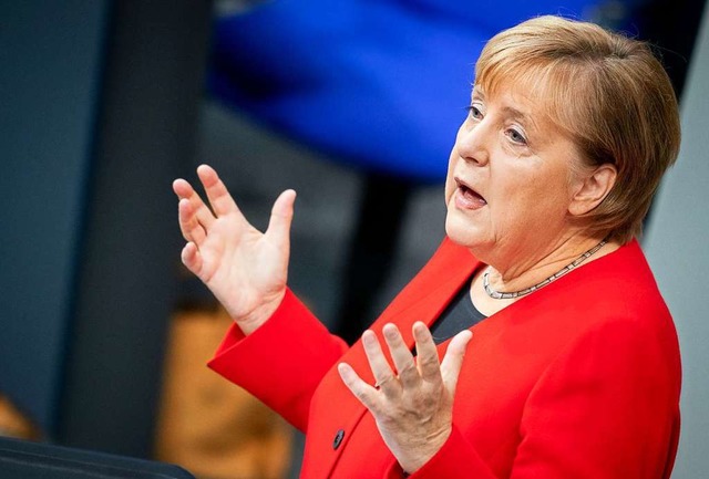 Kanzlerin Angela Merkel  | Foto: Kay Nietfeld (dpa)