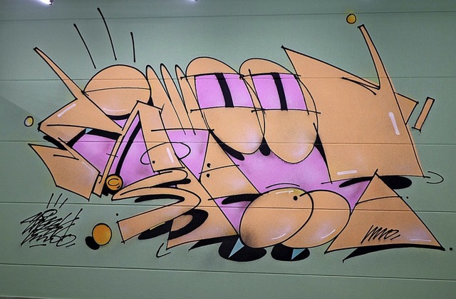 Wandbild des Baselbieter Graffiti-Knstlers Sweetuno  | Foto: Roswitha Frey
