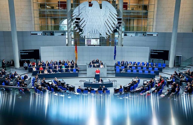 Politik, bis den Abgeordneten schummer...soll es im Bundestag nicht mehr geben.  | Foto: Kay Nietfeld (dpa)