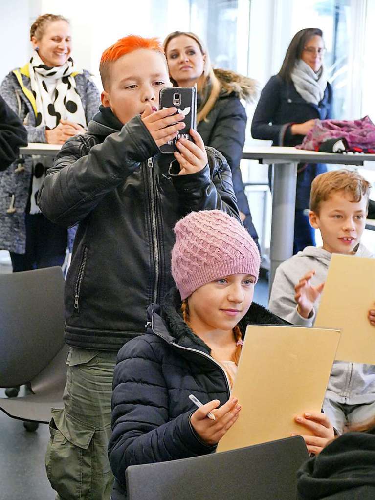 Fotos wurden whrend der Pressekonferenz natrlich auch geschossen.