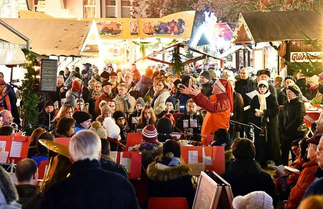 Ein weihnachtliches Musikprogramm geh...Lichtblicken&#8220; in der Innenstadt.  | Foto: Werbegemeinschaft Lahr