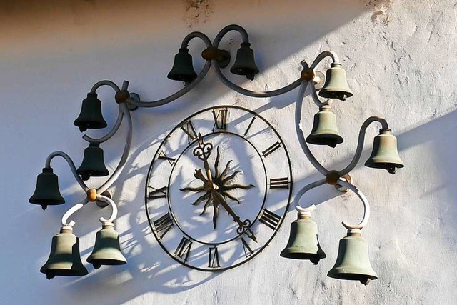 Das Glockenspiel am Alten Schloss in Wehr   | Foto: Michael Gottstein