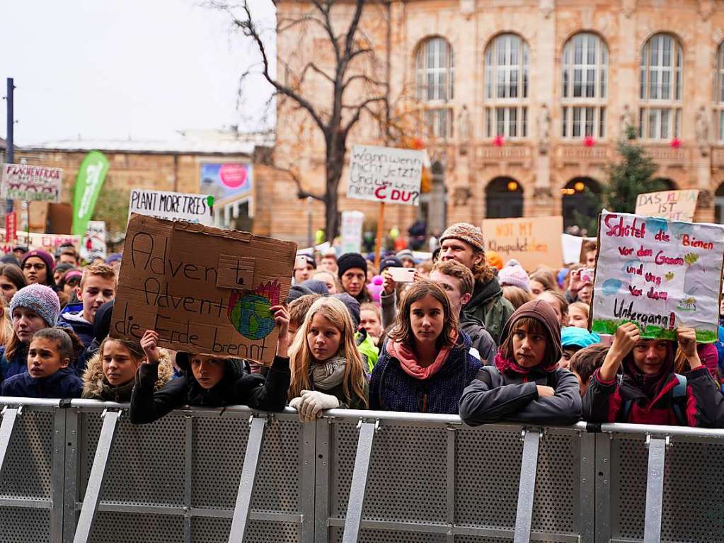 Fridays for Future in Freiburg: zum sechsten Mal wird im groen Stil in Freiburg demonstriert.