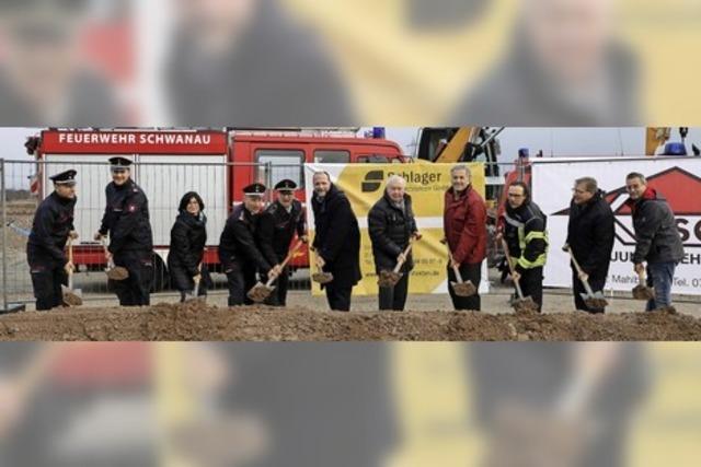 Der Bau des neuen Feuerwehrhauses hat begonnen