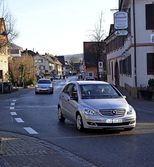 Fr Binzens Hauptstrae ist Tempo 30 angeraten.  | Foto: Victoria Langelott