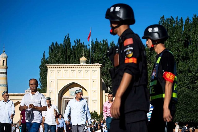 Chinas Erfolg ist der Erfolg einer Dik...inderheit der Uiguren leidet darunter.  | Foto: JOHANNES EISELE