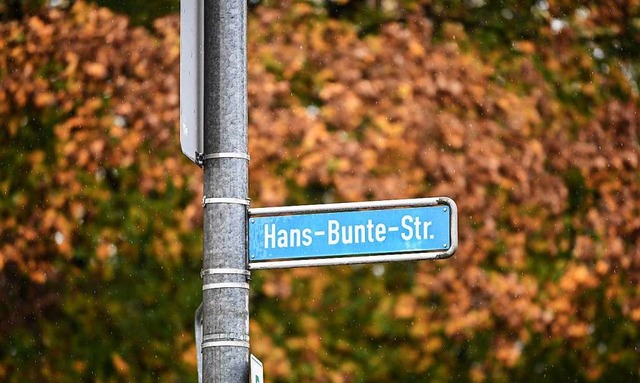 Die Hans-Bunte-Strae in Freiburg ist ...2. Dezember, etwas 150 Meter gesperrt.  | Foto: Patrick Seeger