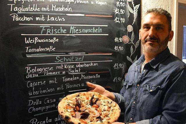 In der Pizzeria Da Carmelo beim TC Rheinfelden gibt es Essen wie bei Mamma