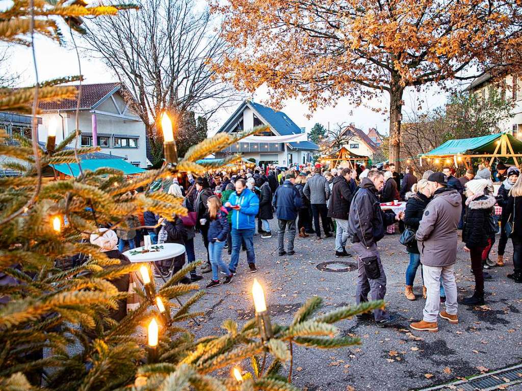 In Horben, Slden, Norsingen, Schallstadt, Pfaffenweiler und Merzhausen fanden Weihnachtsmrkte statt.