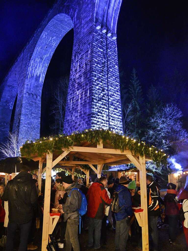 Erffnung des Weihnachtsmarkts in der Ravennaschlucht