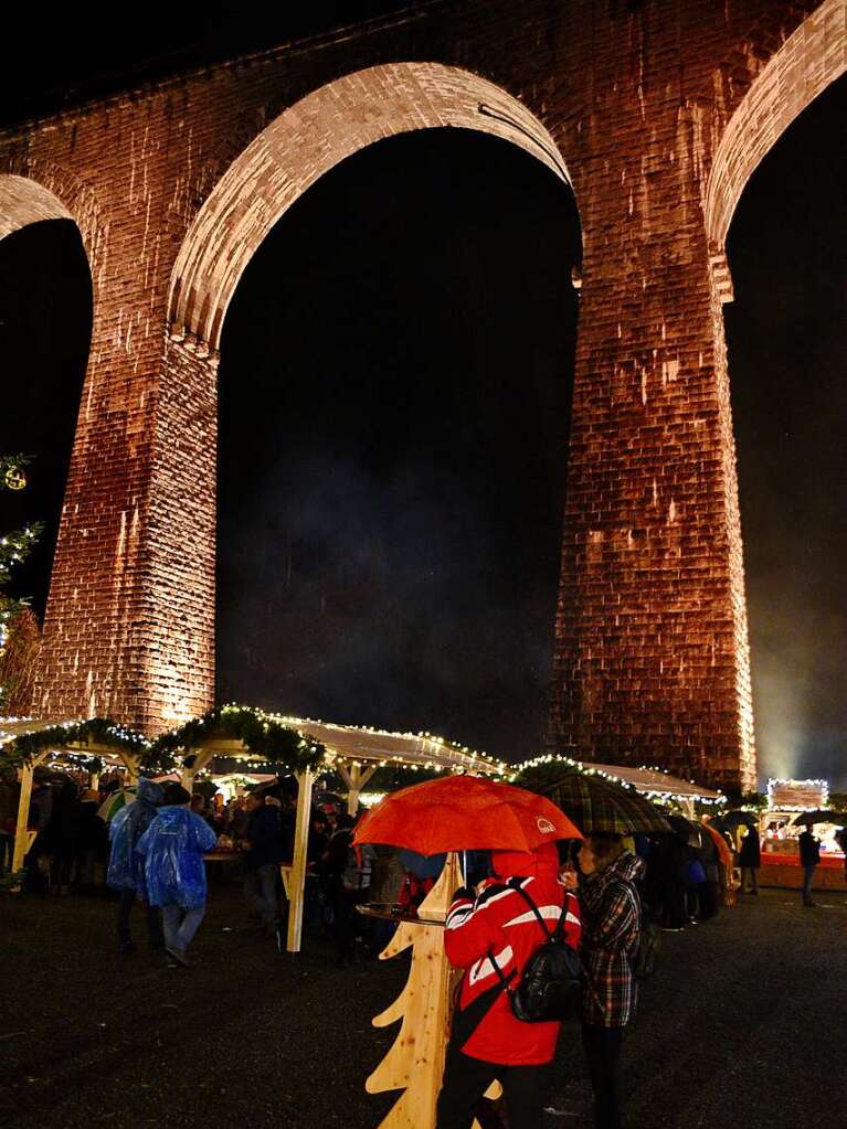 Erffnung des Weihnachtsmarkts in der Ravennaschlucht