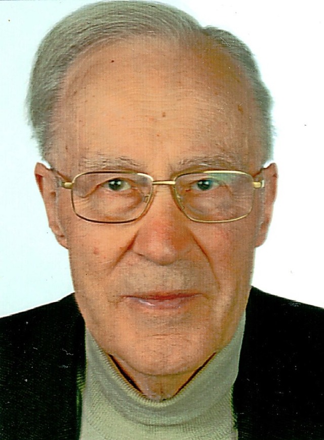 Der frhere Rektor der Herrischrieder ...eute </NurPrint>seinen 90. Geburtstag   | Foto: privat