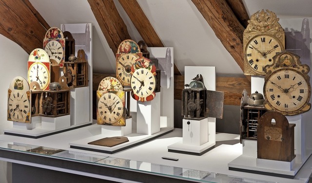 Unter anderem die Ausstellung der Uhre...der des Klostermuseums in St. Mrgen.   | Foto: Herbert Mark