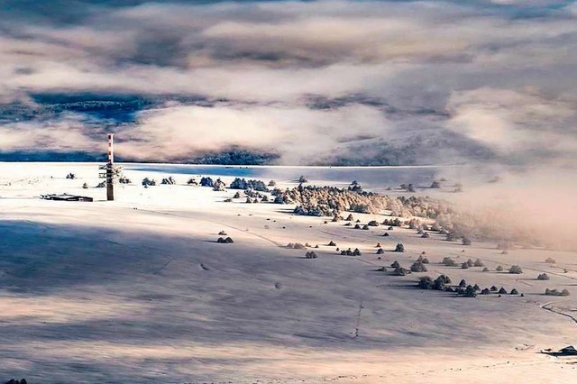 Der schneebedeckte Feldberg.  | Foto: Martin Bildstein
