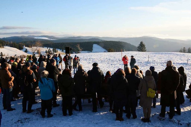 Sonne, Schnee und blauer Himmel bei de...er aus &#8222;Drang nach Osten&#8220;.  | Foto: Annette Mahro