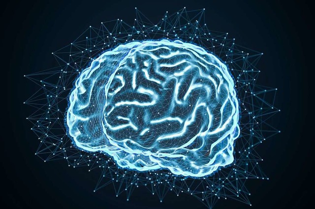 Unser Gehirn in einer futuristischen D...in knstliches Gehirn aussehen knnte.  | Foto: fotomek  (stock.adobe.com)