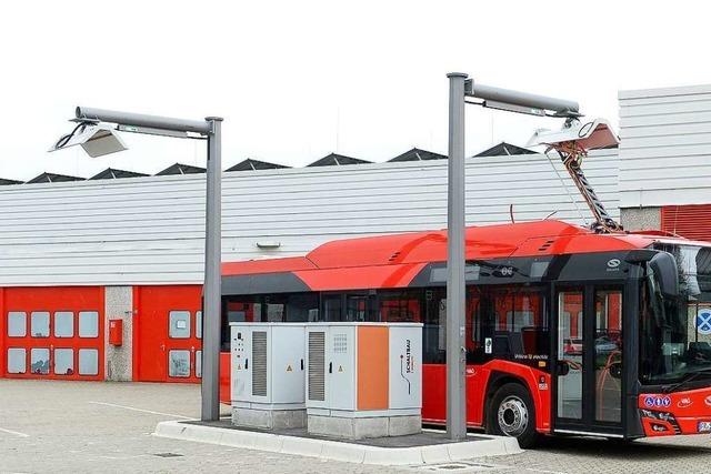 Freiburg rstet vier komplette Buslinien von Diesel- auf Elektrobusse um