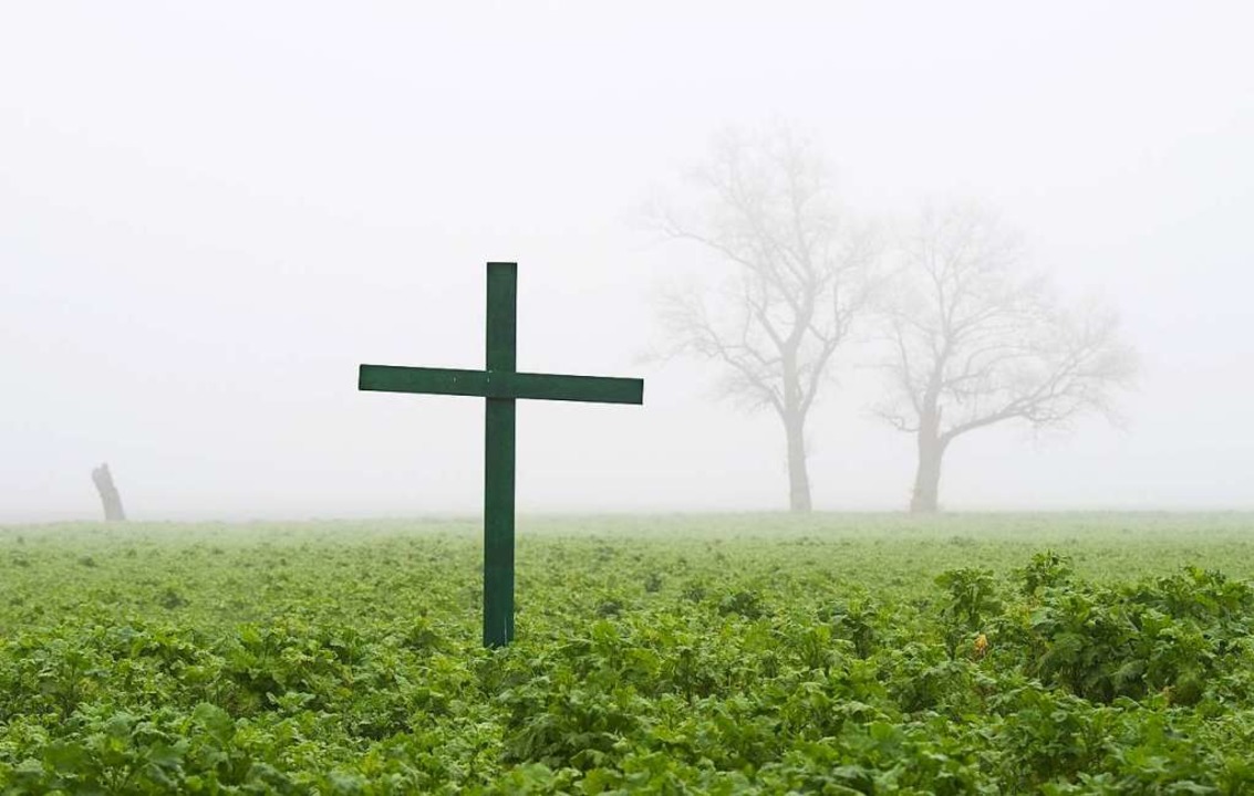 Mit grünen Kreuzen auf Feldern machen ...z von Düngemitteln und Pflanzenschutz.  | Foto: Julian Stratenschulte (dpa)