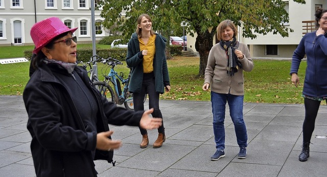 In der Woche der Gesundheit des St. Jo...iter in den Pausen Bewegung mit Musik.  | Foto: Danielle Hirschberger