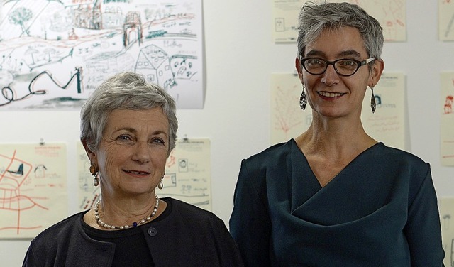 Martine Chantrel (links) und Florence Dancoisne   | Foto: Ingo Schneider