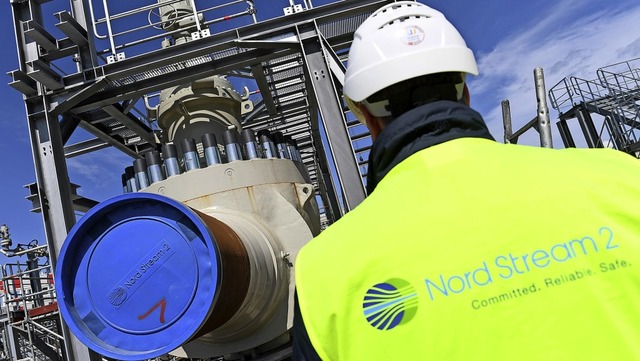 Besonders umstritten ist der Bau der Ostsee-Pipeline Nord Stream 2.  | Foto: Stefan Sauer (dpa)