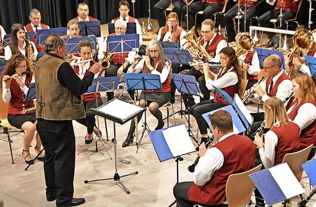 Musikverein Wittental bei seinem Auftritt in der Kageneckhalle  | Foto: Horatio Gollin
