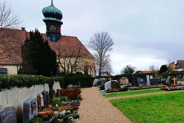 Auf dem Sldener Friedhof gibt es kein freies Einzelgrab mehr