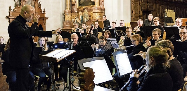 Die Stadtmusik beeindruckte beim Konzert in St. Margarethen.   | Foto: Gabriele Zahn