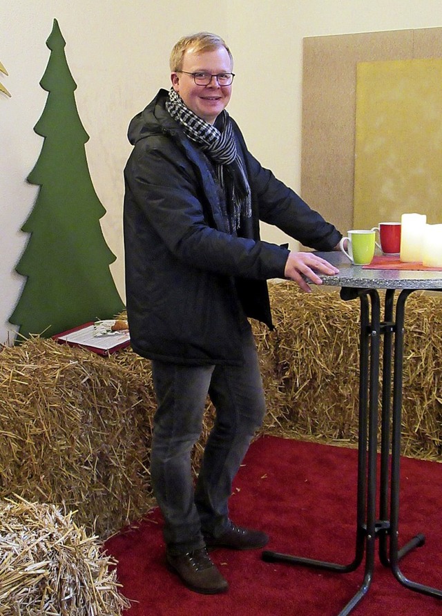 Pastoralreferent Marcel Oertwig freut ...ele Besucher in der St.-Andreas-Kirche  | Foto: Susanne Kerkovius