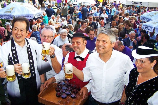 Feste wie der Herdermer Hock (hier die...ung nun ein Paket an Dienstleistungen.  | Foto: Hans Sigmund