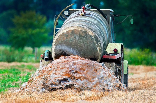 In der Landwirtschaft gibt es noch kei... Wirtschaften, sagt die Umweltagentur.  | Foto: Patrick Pleul