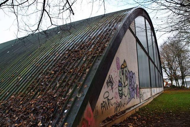 Die Tennishalle in Bad Sckingen steht vor dem aus