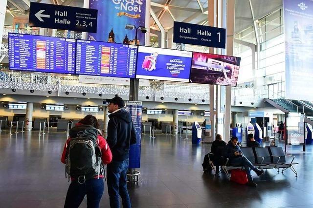 17 Flge fallen am Euroairport dem Generalstreik zum Opfer