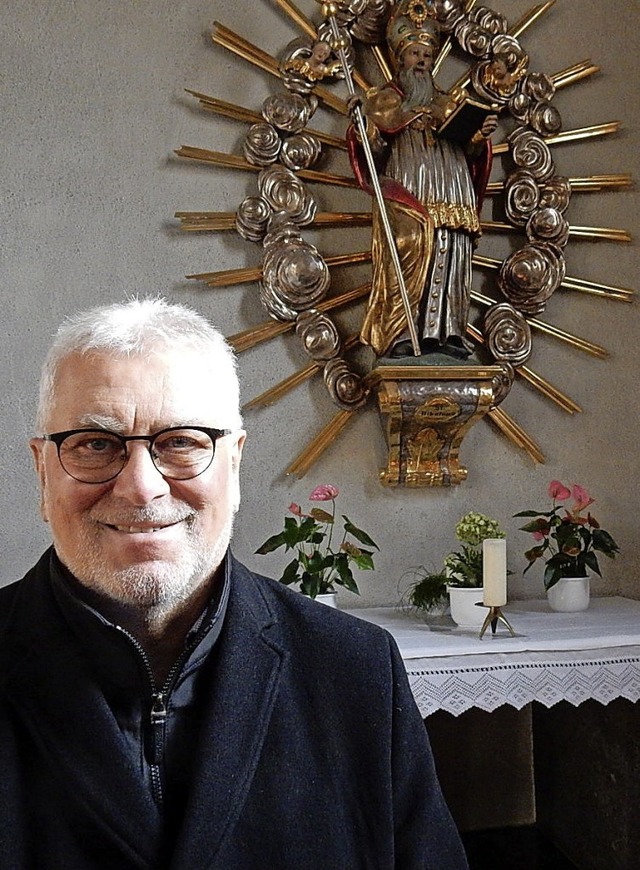 Seit 20 Jahren in St. Nikolaus: Pfarrer Hans-Jrgen Decker.   | Foto: Kurt Meier
